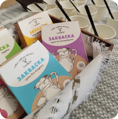 Какая жирность у готовых кисломолочных продуктов, приготовленных на заквасках Lov&Co?
